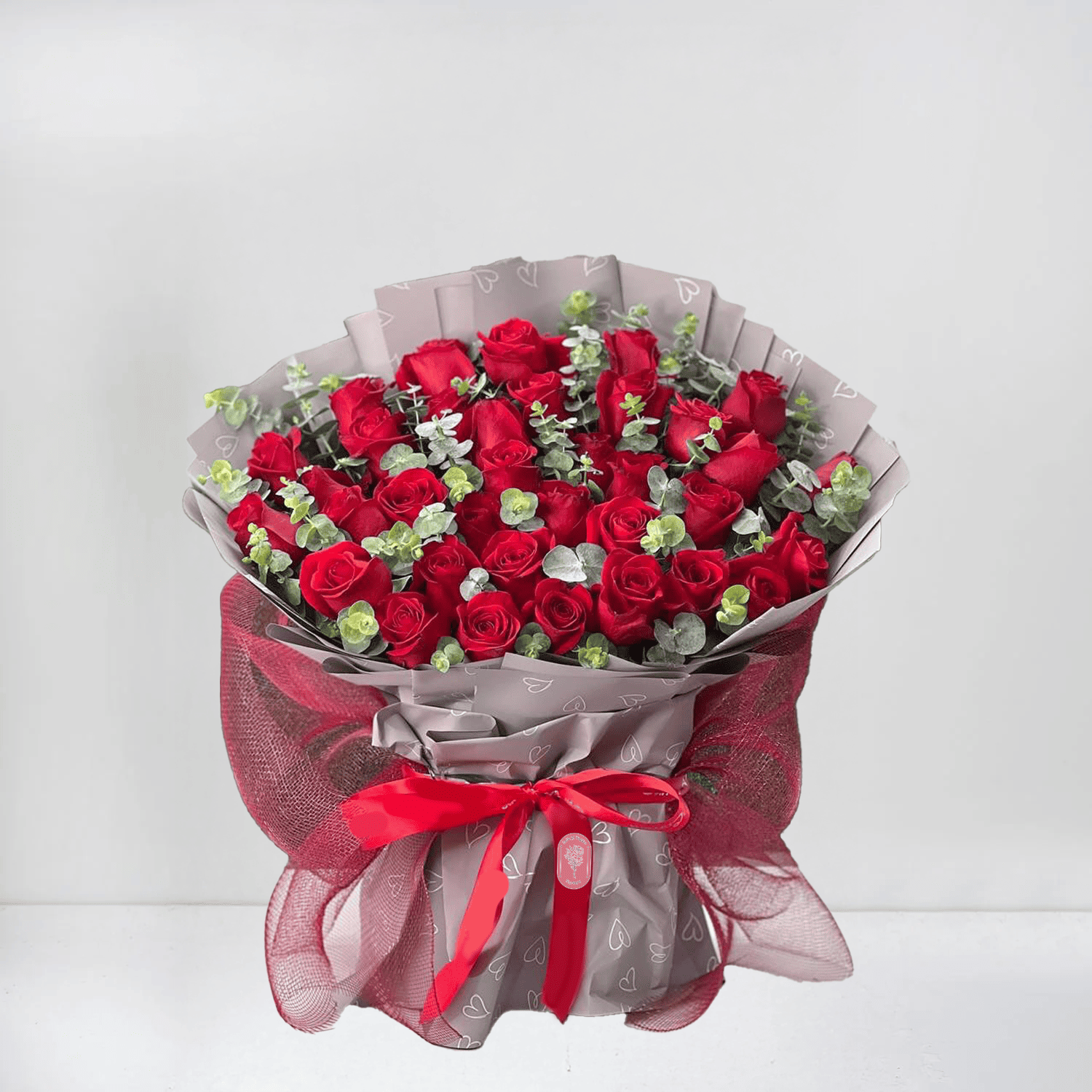 Romantic Red Roses Bouquet